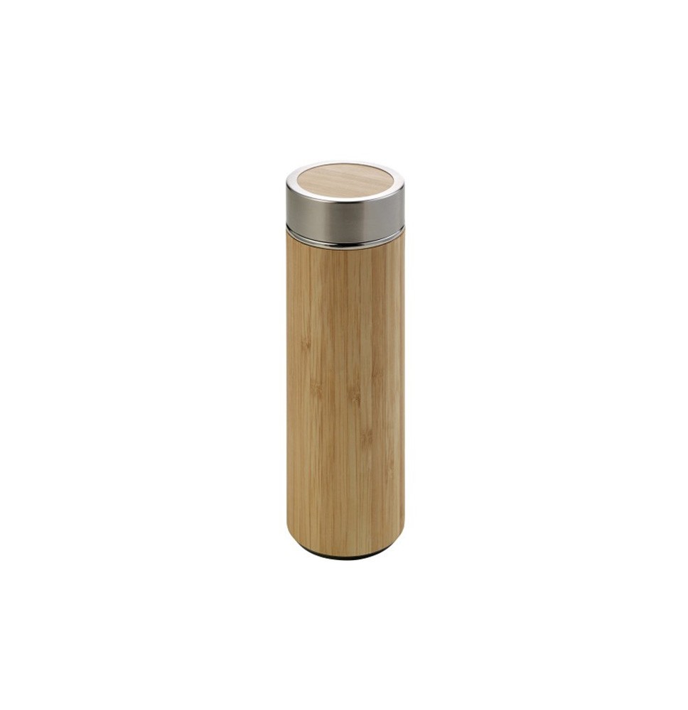 Printed bamboo thermos flask | Sustainable drinking bottles