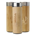Printed bamboo thermos flask | Sustainable drinking bottles