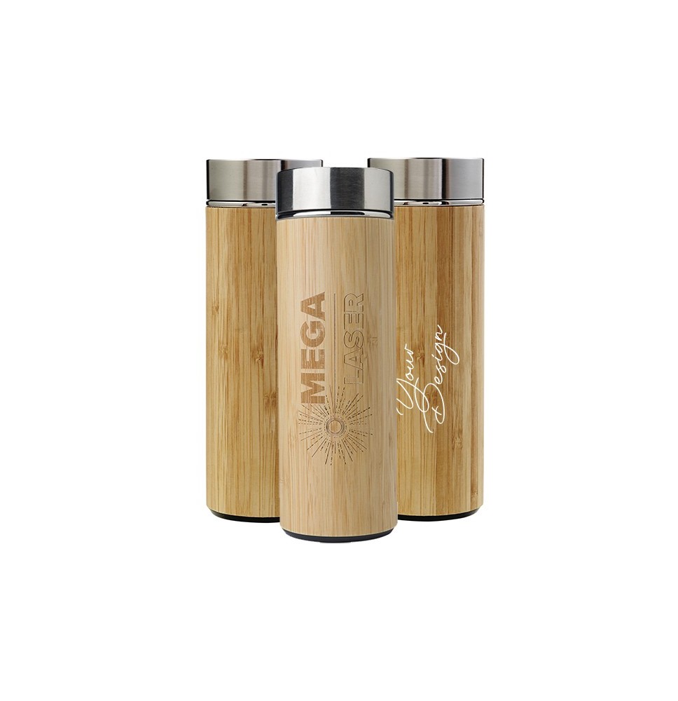 Premium Bamboo Thermos Tea Infuser 500ml/17oz – CraftyCasa