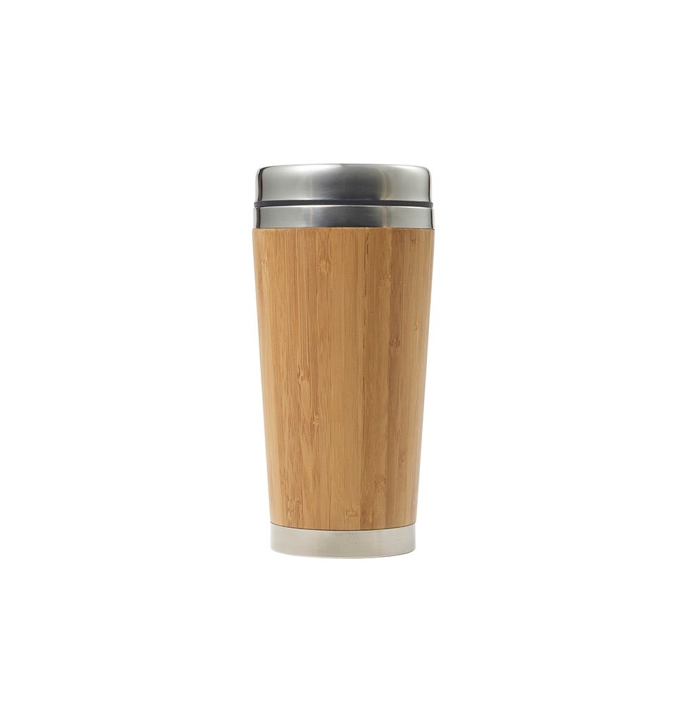 Printed bamboo thermos mugs | Sustainable drinking bottles