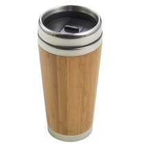 Bedruckte Thermosbecher aus Bambus | Ökologische Trinkflaschen.