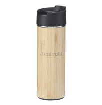 Print or engrave bamboo thermos mug | Order online quickly and easily